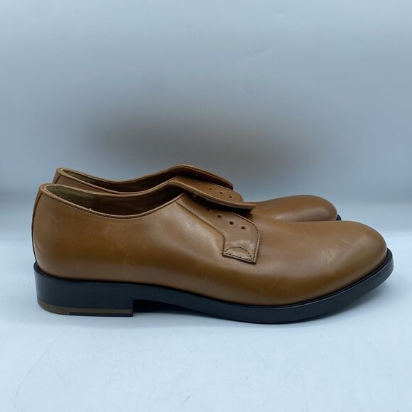 Armando Cabral Gabu Lace Up Derby Shoes Mens 41 US 8 Brown Italy Designer